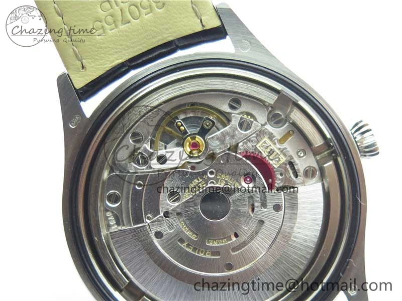 Cellini SS KZF 1:1 Best Edition White Dial Roman Markers on Black Leather Strap SA Unisex 2780