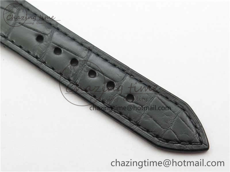 Cellini SS KZF 1:1 Best Edition White Dial Roman Markers on Black Leather Strap SA Unisex 2780