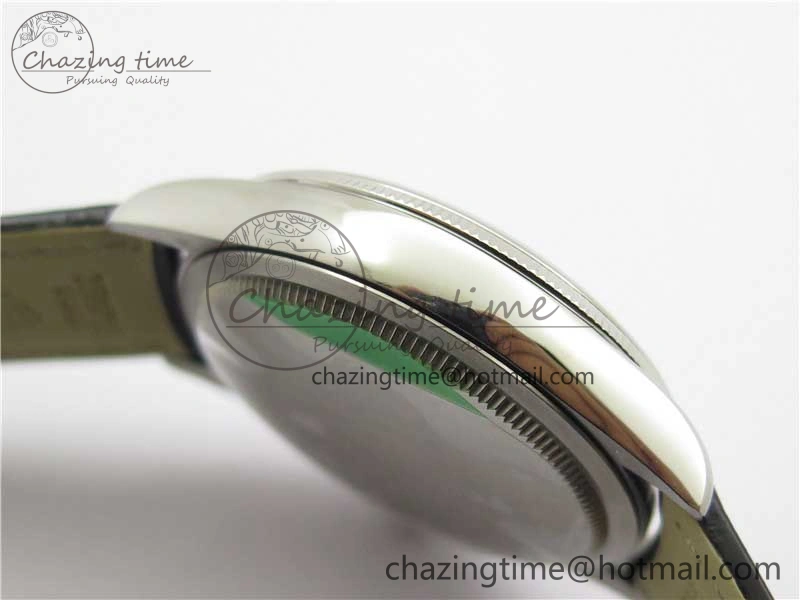 Cellini SS KZF 1:1 Best Edition White Dial Stick Markers on Black Leather Strap SA Breathable 2781