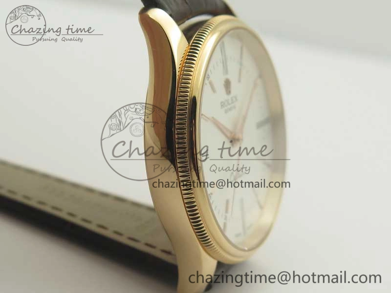 Cellini Time 50509 RG MKF Best Edition White Dial Roman Marker on Brown Leather Strap A3132 V Reliable 3407