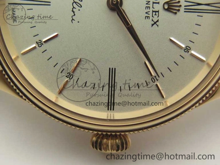 Cellini Time 50509 RG MKF Best Edition White Dial Roman Marker on Brown Leather Strap A3132 V Reliable 3407