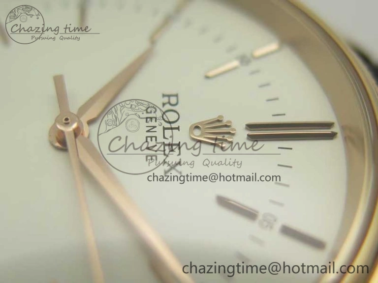 Cellini Time 50509 RG MKF Best Edition White Dial Sticks Marker on Brown Leather Strap A3132 V HighQuality 3405