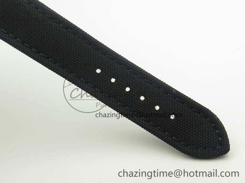 Cozy Challenger Chronograph DLC Black Dial On Nylon Strap A 5666