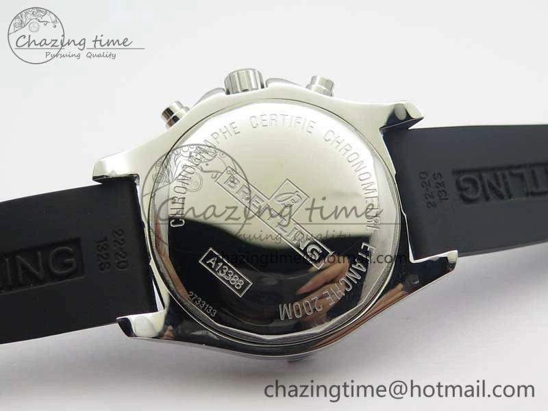 Versatile Challenger Chronograph SS White Dial On Rubber Strap A7750 (Free Rubber Strap) 5678