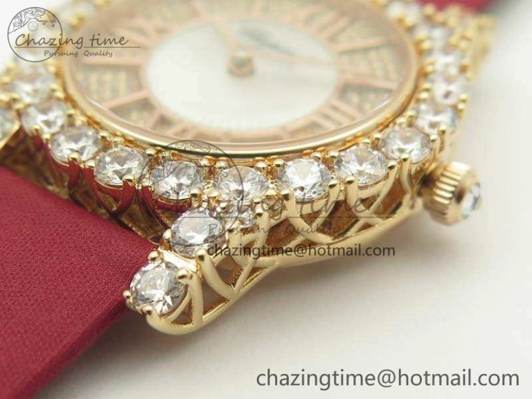 Chopard 139419 Diamonds Ladies RG White MOP Diamond Dial Miyota DailyWear 6400