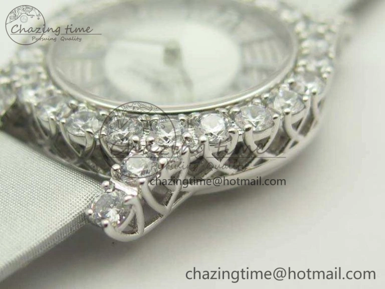 UrbanStyle Chopard 139419 Diamonds Ladies SS White MOP Diamond Dial Miyota 6399