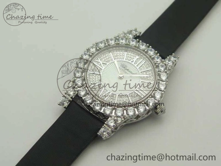 UrbanStyle Chopard 139419 Diamonds Ladies SS White MOP Diamond Dial Miyota 6399