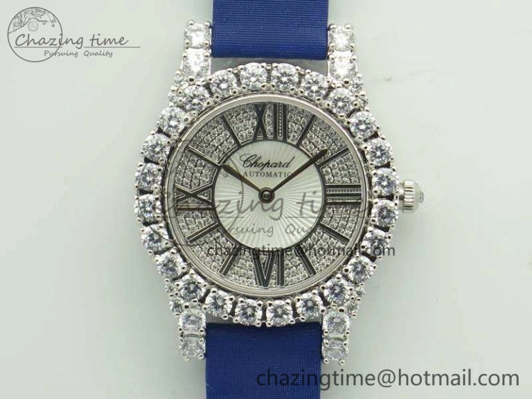 UrbanStyle Chopard 139419 Diamonds Ladies SS White MOP Diamond Dial Miyota 6399
