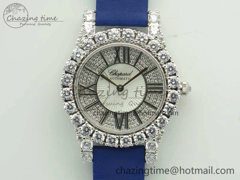 UrbanStyle Chopard 139419 Diamonds Ladies SS White MOP Diamond Dial Miyota 6399