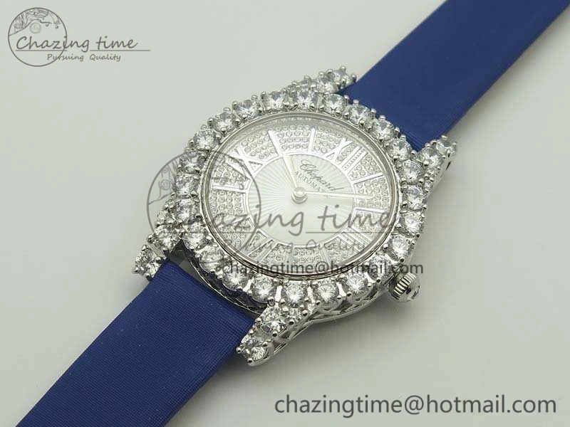 UrbanStyle Chopard 139419 Diamonds Ladies SS White MOP Diamond Dial Miyota 6399