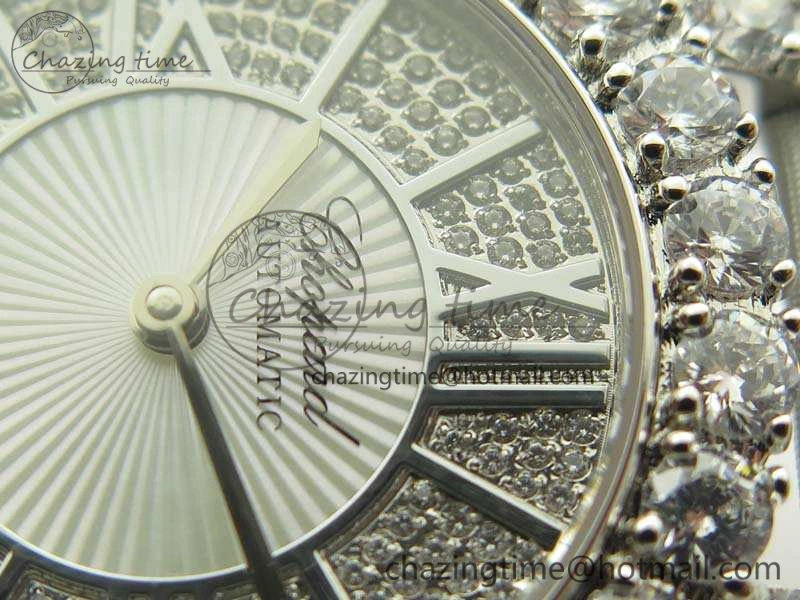 UrbanStyle Chopard 139419 Diamonds Ladies SS White MOP Diamond Dial Miyota 6399