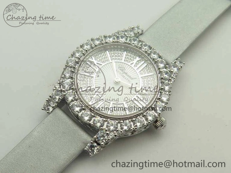 UrbanStyle Chopard 139419 Diamonds Ladies SS White MOP Diamond Dial Miyota 6399