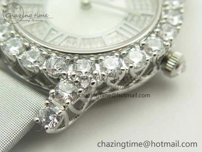 UrbanStyle Chopard 139419 Diamonds Ladies SS White MOP Diamond Dial Miyota 6399