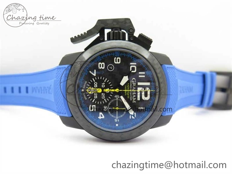 Chronofighter Superlight JKF 1:1 Best Edition on Blue Rubber Strap A Reliable 6655