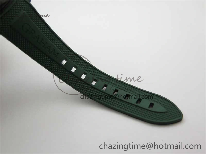Sophisticated Chronofighter Superlight JKF 1:1 Best Edition on Green Rubber Strap A 6657