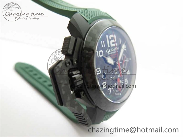 Sophisticated Chronofighter Superlight JKF 1:1 Best Edition on Green Rubber Strap A 6657