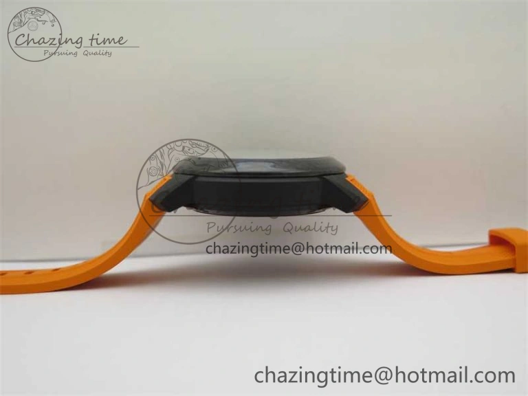 Chronofighter Superlight JKF 1:1 Best Edition on Orange Rubber Strap A TimelessDesign 6659