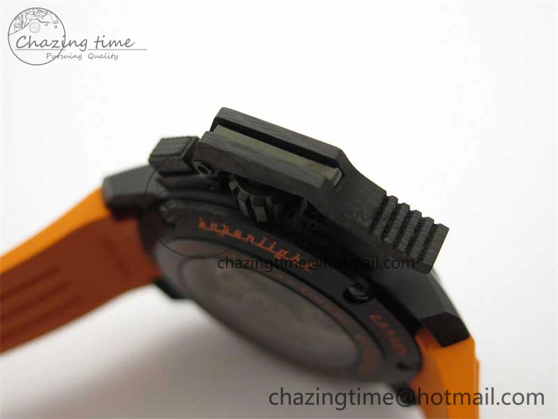 Chronofighter Superlight JKF 1:1 Best Edition on Orange Rubber Strap A TimelessDesign 6659