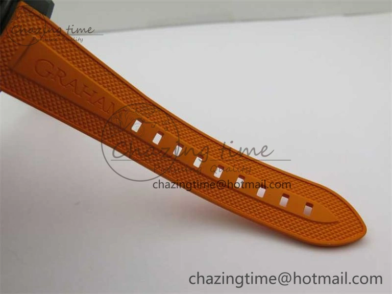 Chronofighter Superlight JKF 1:1 Best Edition on Orange Rubber Strap A TimelessDesign 6659