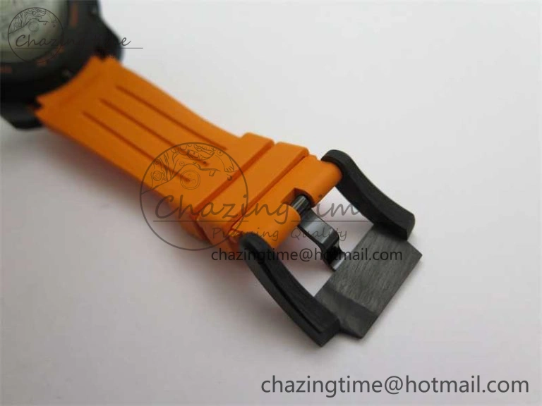 Chronofighter Superlight JKF 1:1 Best Edition on Orange Rubber Strap A TimelessDesign 6659