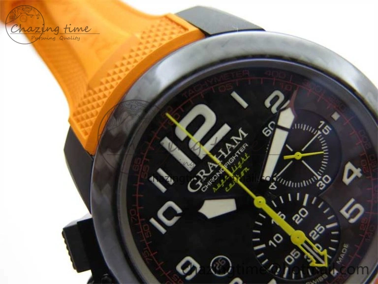 Chronofighter Superlight JKF 1:1 Best Edition on Orange Rubber Strap A TimelessDesign 6659