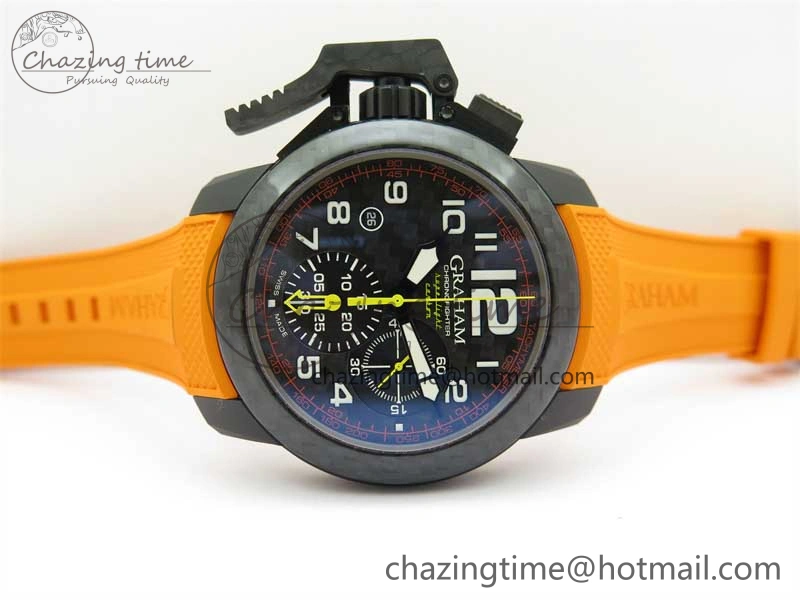 Chronofighter Superlight JKF 1:1 Best Edition on Orange Rubber Strap A TimelessDesign 6659