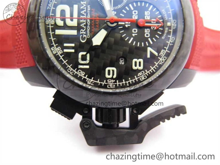 Reliable Chronofighter Superlight JKF 1:1 Best Edition on Red Rubber Strap A 6658