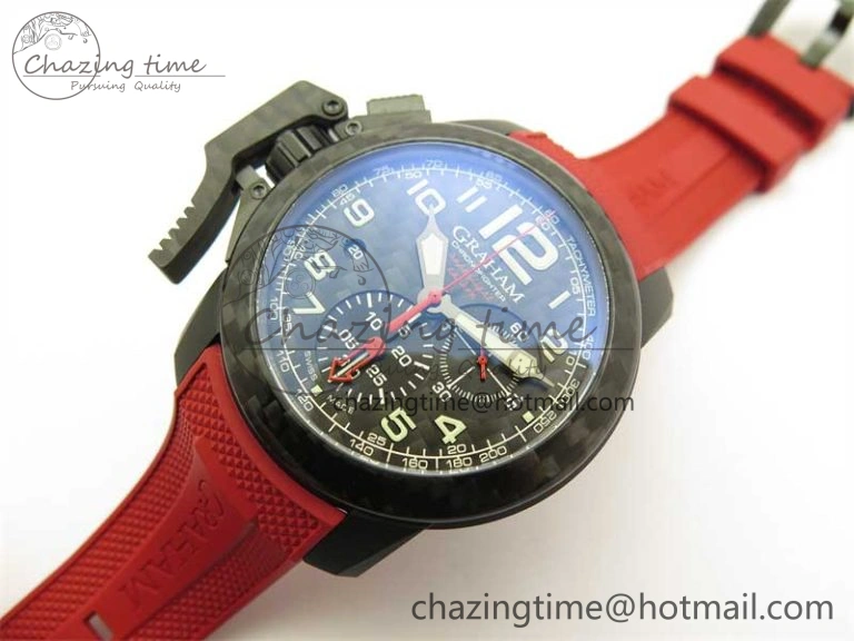 Reliable Chronofighter Superlight JKF 1:1 Best Edition on Red Rubber Strap A 6658