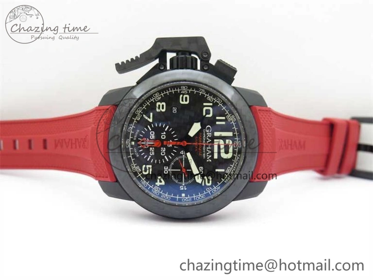 Reliable Chronofighter Superlight JKF 1:1 Best Edition on Red Rubber Strap A 6658