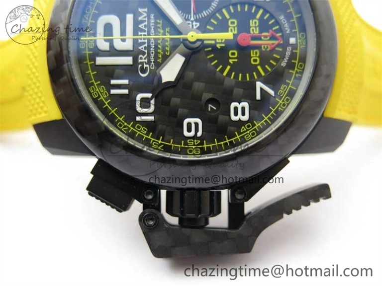 SmoothTexture Chronofighter Superlight JKF 1:1 Best Edition on Yellow Rubber Strap A 6725