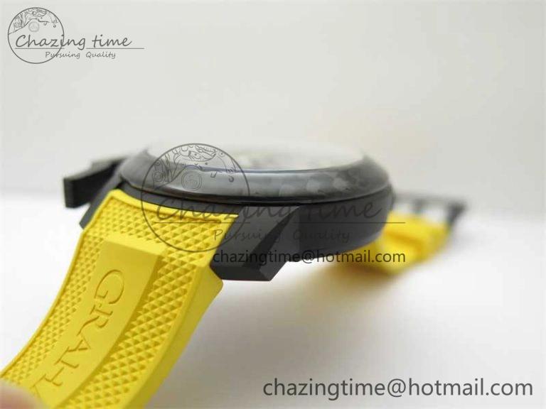 SmoothTexture Chronofighter Superlight JKF 1:1 Best Edition on Yellow Rubber Strap A 6725