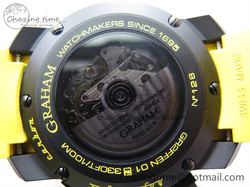 SmoothTexture Chronofighter Superlight JKF 1:1 Best Edition on Yellow Rubber Strap A 6725