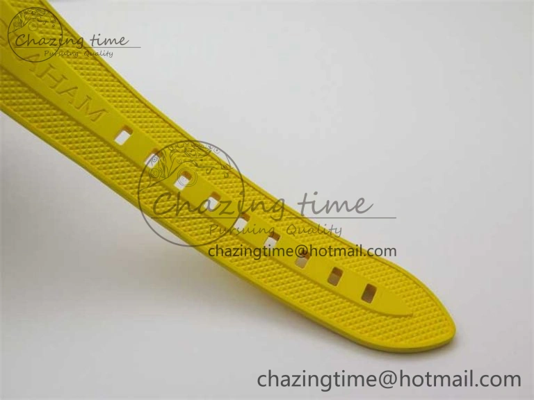 SmoothTexture Chronofighter Superlight JKF 1:1 Best Edition on Yellow Rubber Strap A 6725