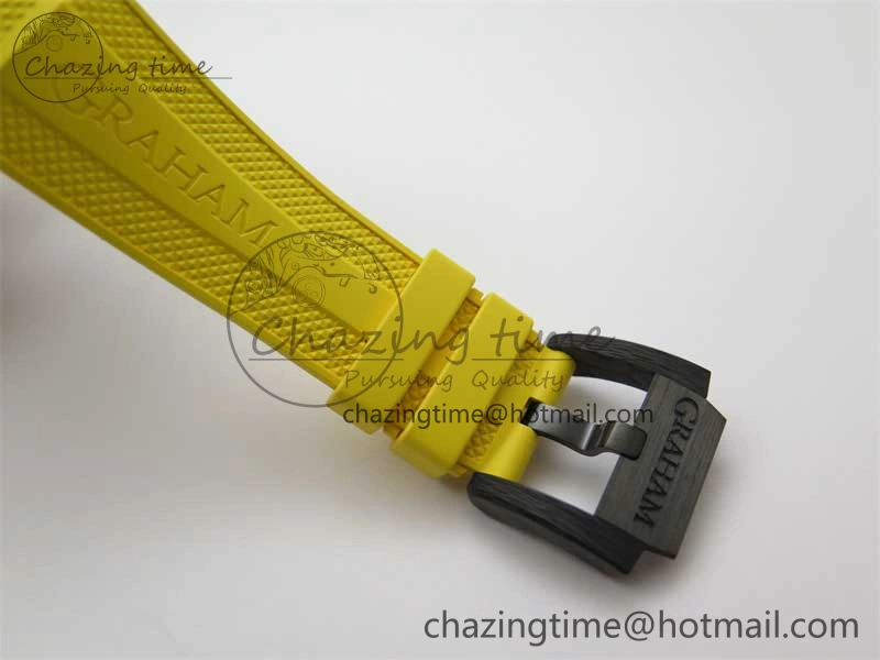 SmoothTexture Chronofighter Superlight JKF 1:1 Best Edition on Yellow Rubber Strap A 6725