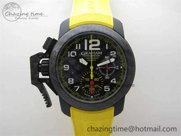 SmoothTexture Chronofighter Superlight JKF 1:1 Best Edition on Yellow Rubber Strap A 6725