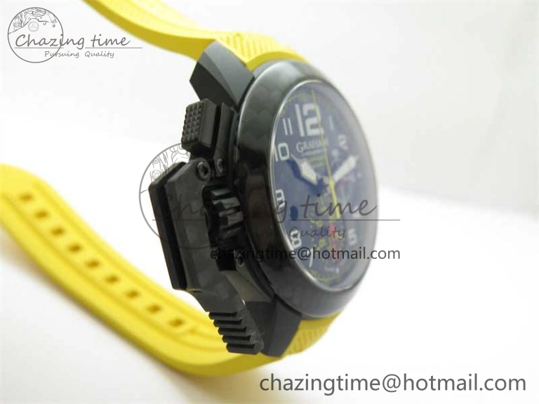SmoothTexture Chronofighter Superlight JKF 1:1 Best Edition on Yellow Rubber Strap A 6725