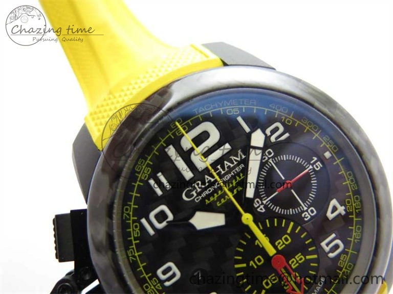 SmoothTexture Chronofighter Superlight JKF 1:1 Best Edition on Yellow Rubber Strap A 6725