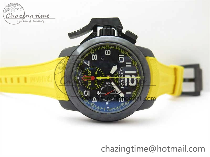 SmoothTexture Chronofighter Superlight JKF 1:1 Best Edition on Yellow Rubber Strap A 6725