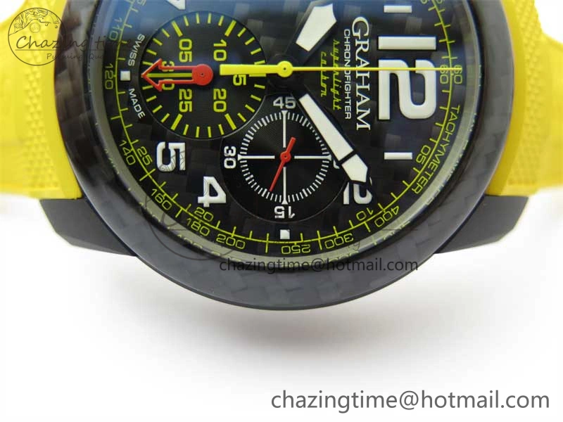SmoothTexture Chronofighter Superlight JKF 1:1 Best Edition on Yellow Rubber Strap A 6725