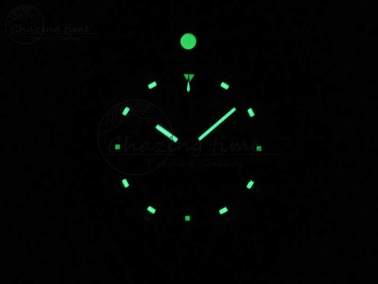Chronomat 44mm Blacksteel GF 1:1 Special Edition Black Dial on Black Rubber Strap A Bold 5614