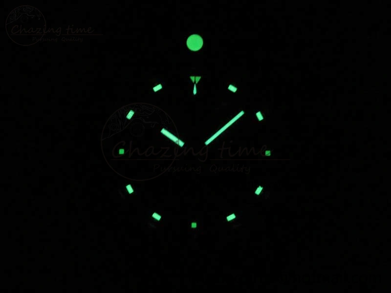 Chronomat 44mm Blacksteel GF 1:1 Special Edition Black Dial on Black Rubber Strap A Bold 5614