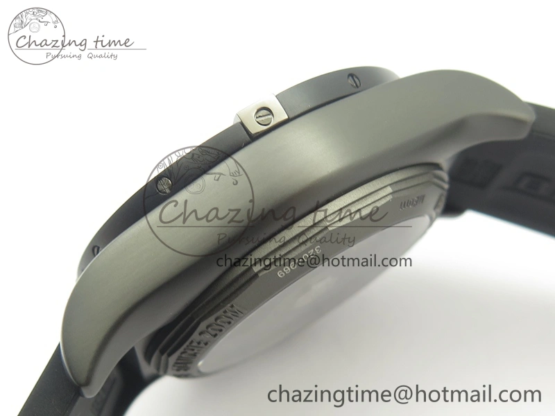 Modern Chronomat 44mm Blacksteel GF 1:1 Special Edition Yellow Dial On Black Rubber Strap A 5642