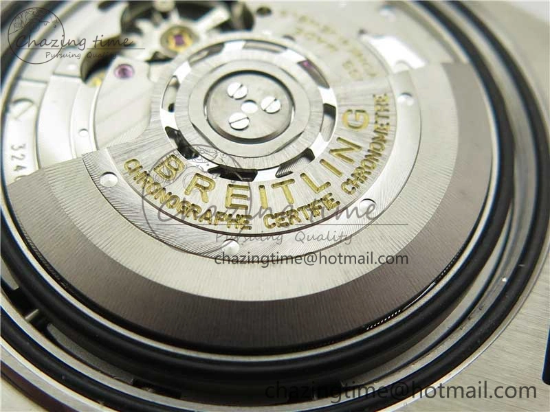 Chronomat B01 42mm SS GF 1:1 Best Edition White Dial on SS Bracelet A Bold 5544