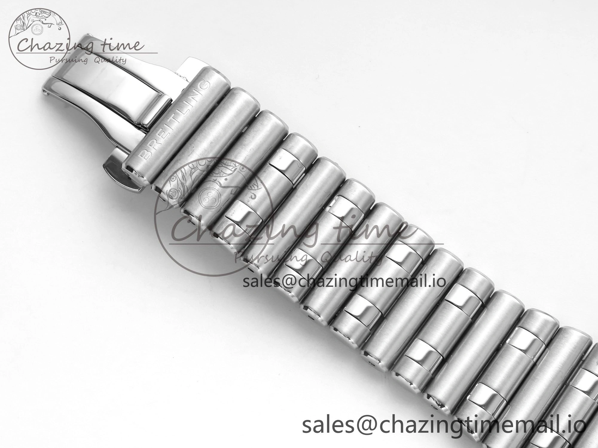 Comfortable Chronomat B01 42mm SS TF 1:1 Best Edition Blue Dial on SS Bracelet A7750 V 5463