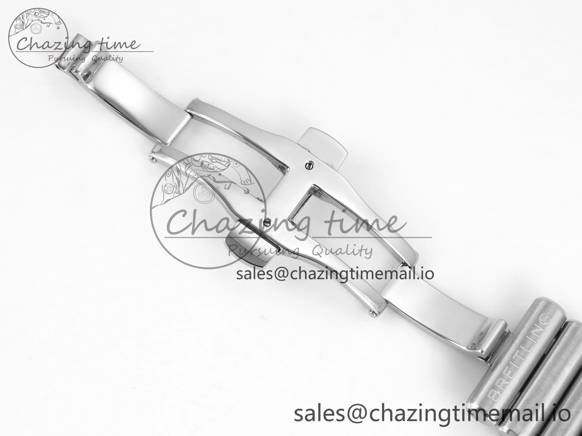 Comfortable Chronomat B01 42mm SS TF 1:1 Best Edition Blue Dial on SS Bracelet A7750 V 5463