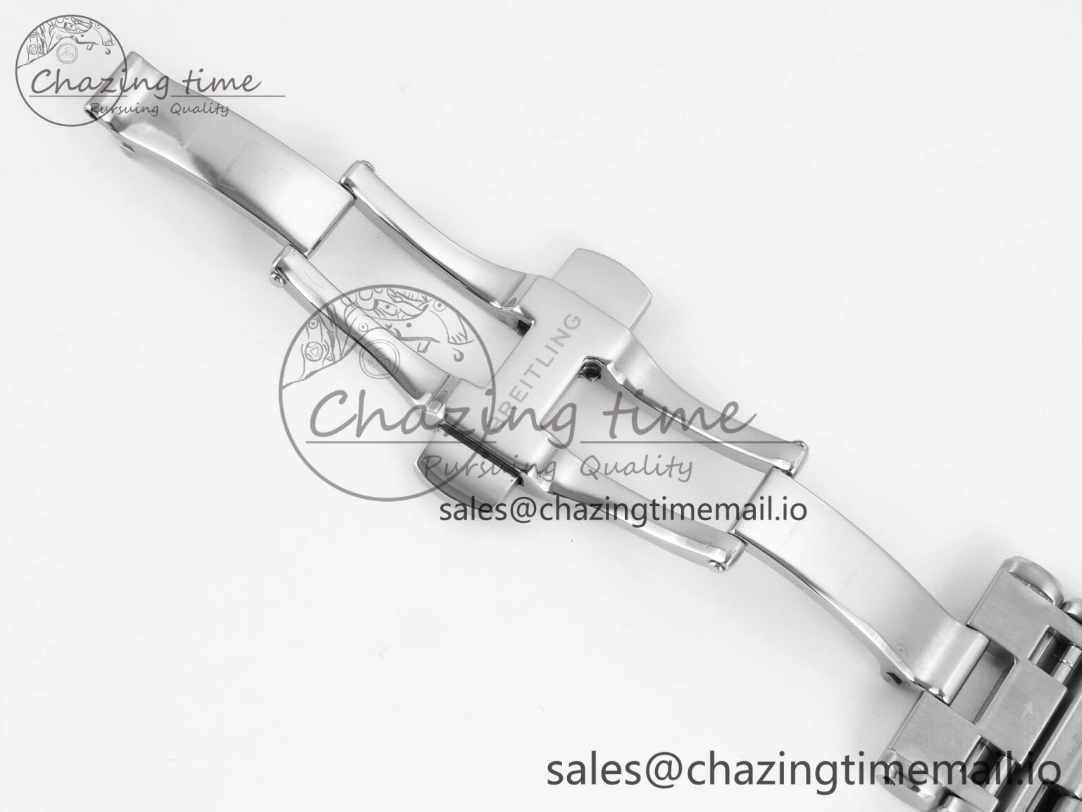 Comfortable Chronomat B01 42mm SS TF 1:1 Best Edition Blue Dial on SS Bracelet A7750 V 5463