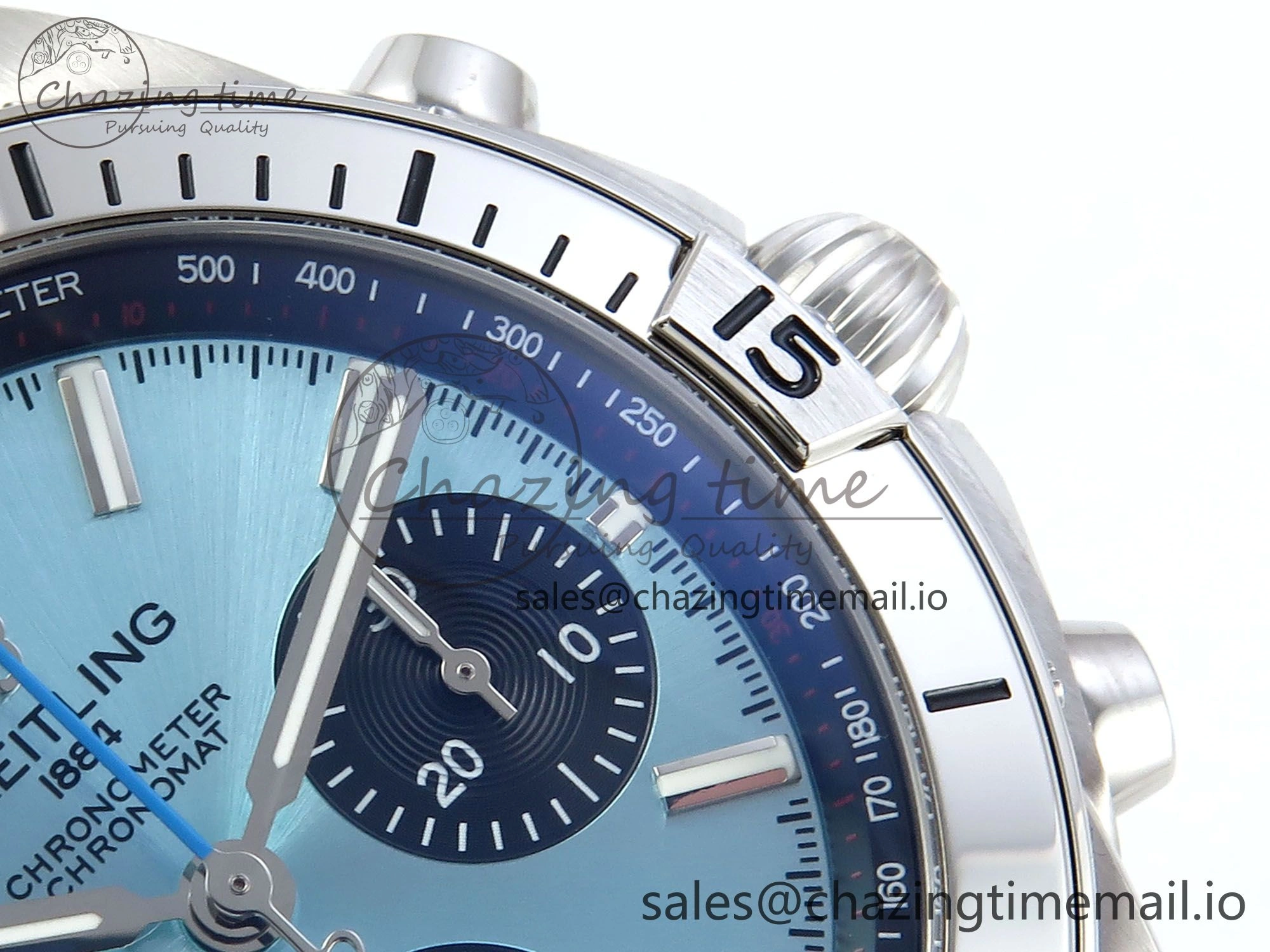 Chronomat B01 42mm SS TF 1:1 Best Edition Blue Black Dial on SS Bracelet A7750 V Refined 5464