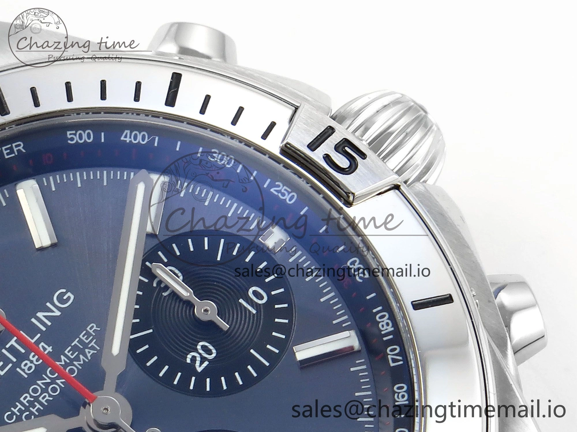 Chronomat B01 42mm SS TF 1:1 Best Edition Gray Dial on Black Rubber Strap A7750 V Contemporary 5444