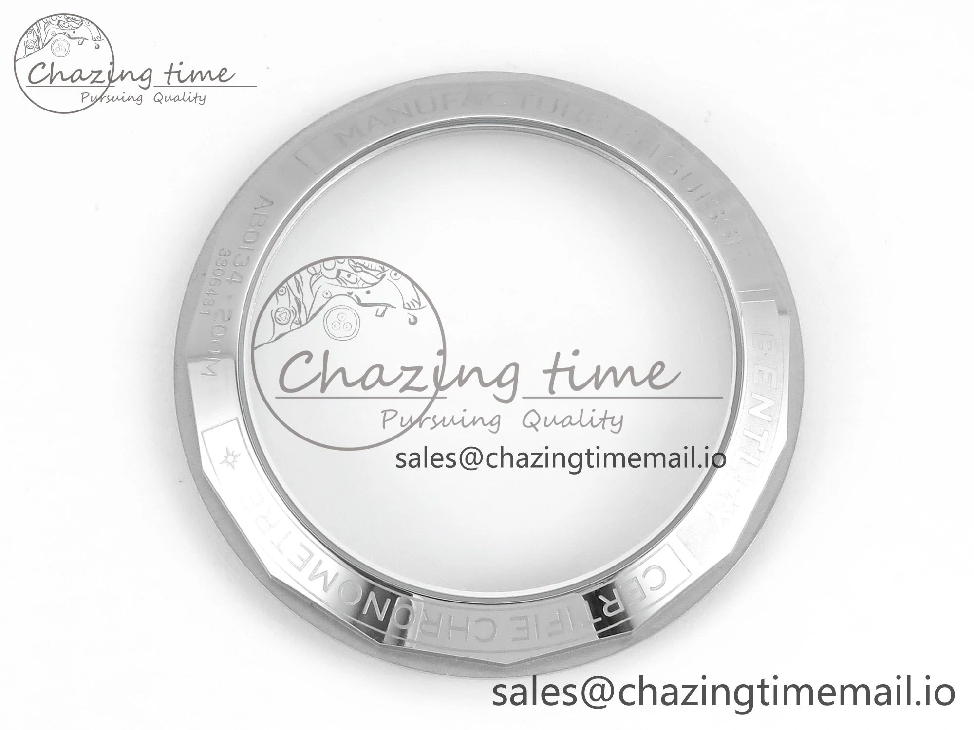 Chronomat B01 42mm SS TF 1:1 Best Edition RG Black Dial on SS Bracelet A7750 V Breathable 5468
