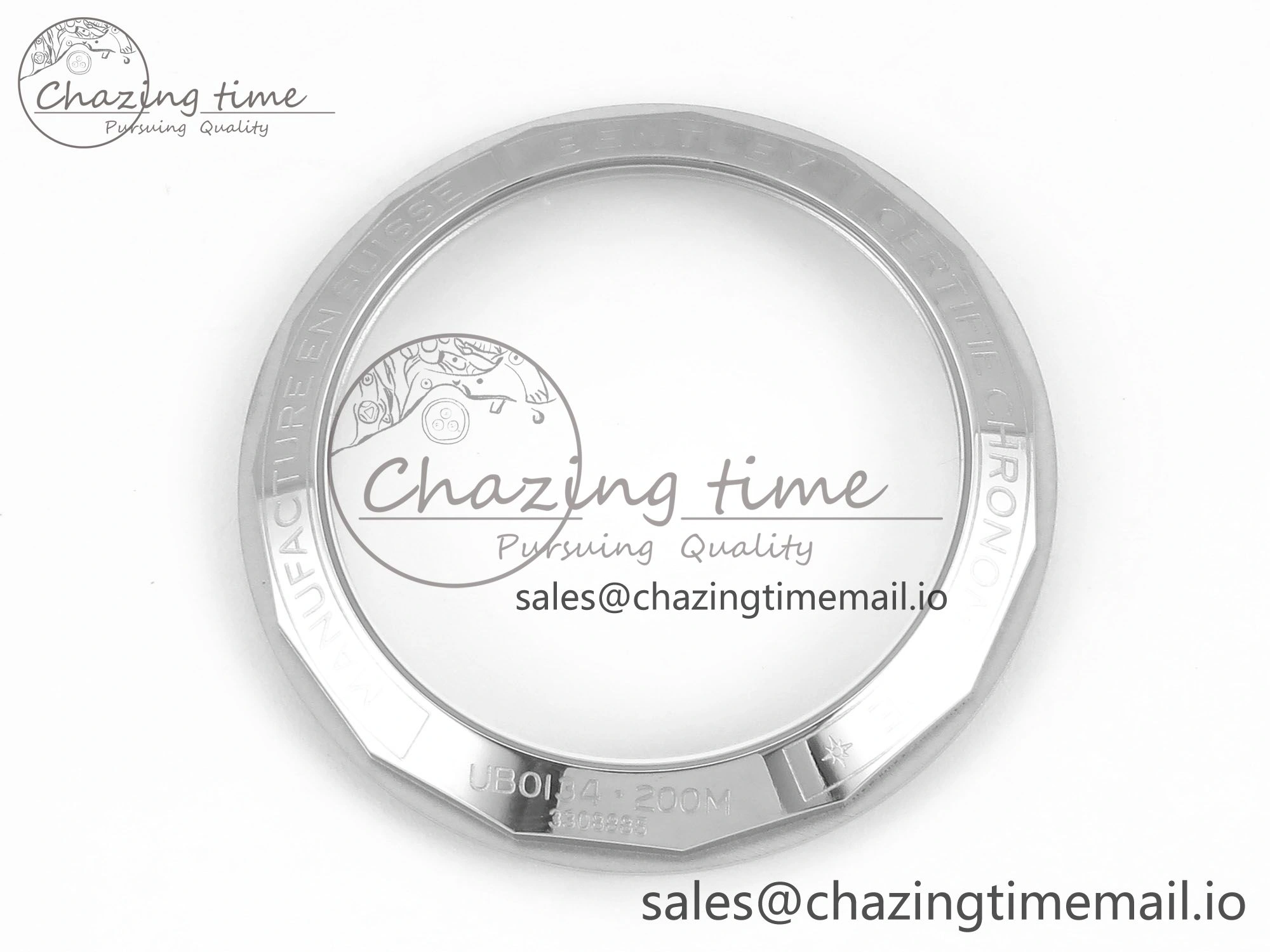 Chronomat B01 42mm SS TF 1:1 Best Edition Silver Dial on Black Rubber Strap A7750 V Supportive 5457